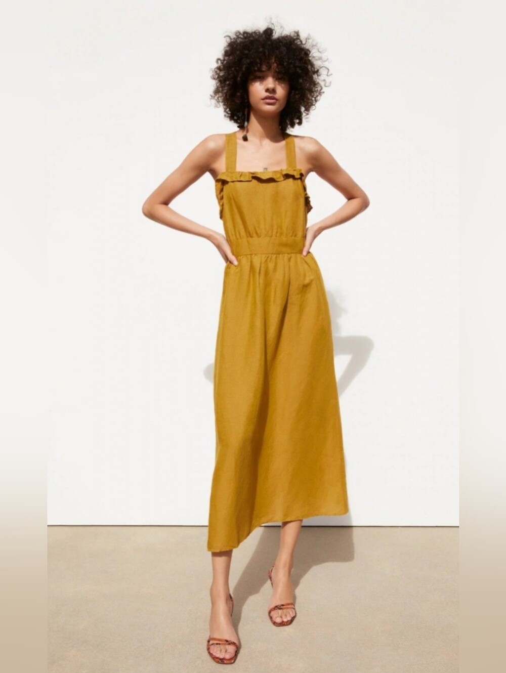 Zara Rustic Midi Dress